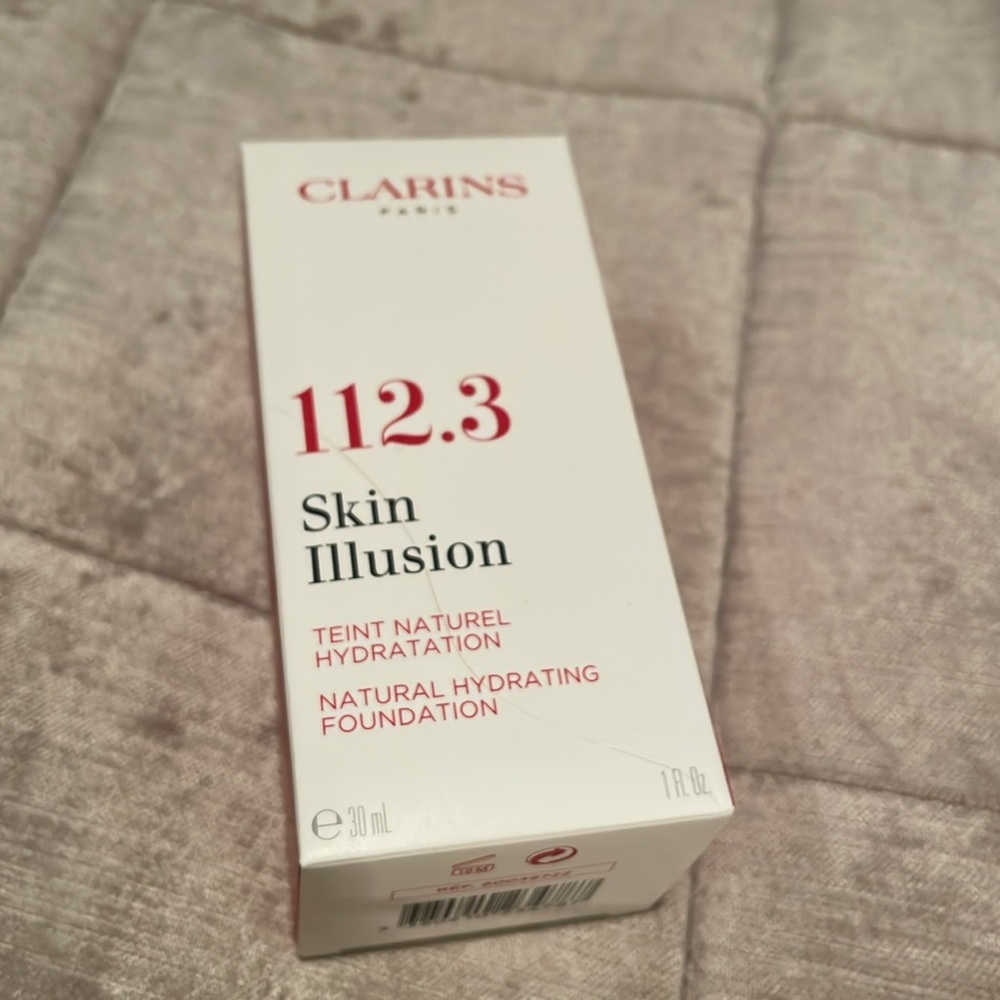 Clarins 112.3 Skin Illusion Hydrating Foundation Sandalwood Brand New in…